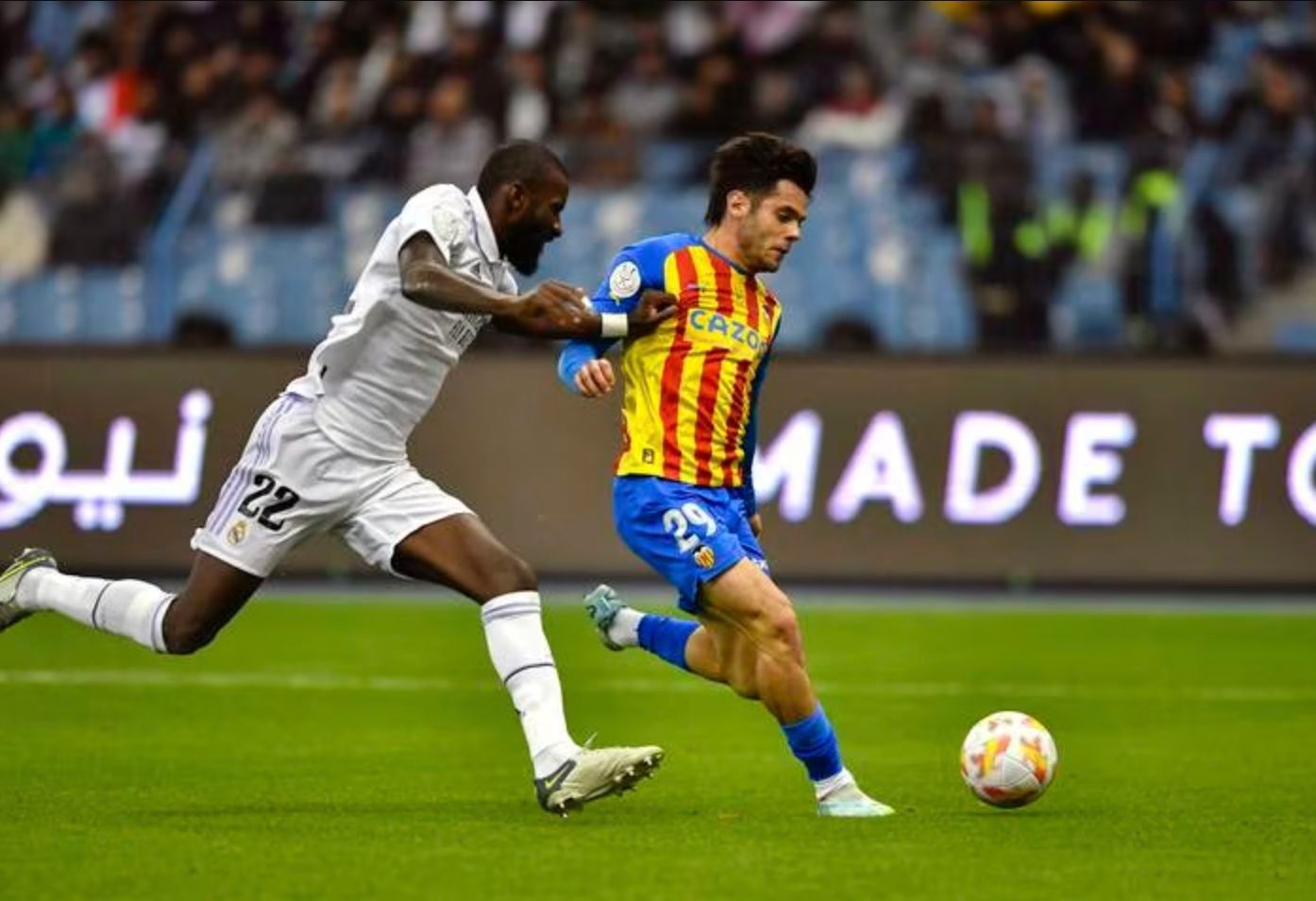 Fran Pérez en la Supercopa