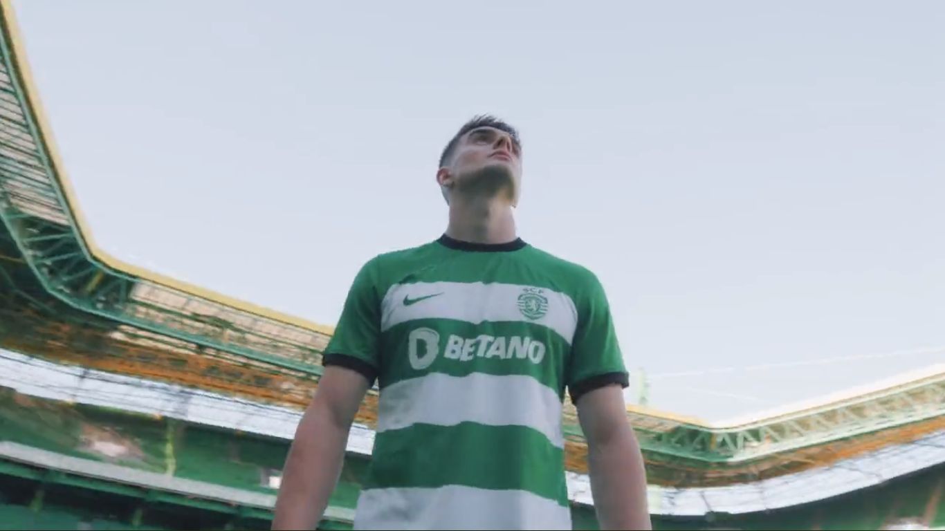 Fresneda, con el Sporting de Portugal.