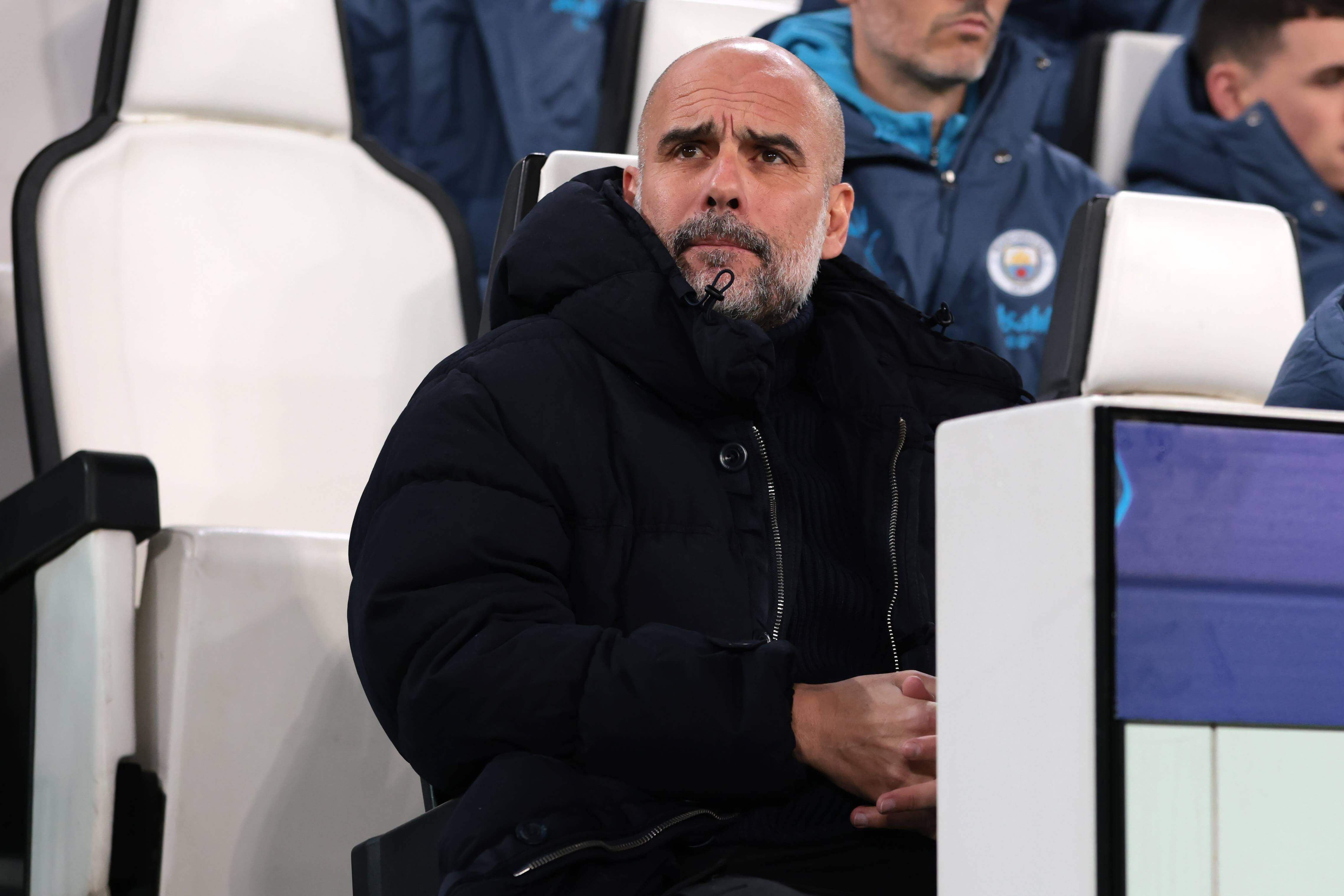  Pep Guardiola, en el partido frente a la Juventus (Cordon Press)