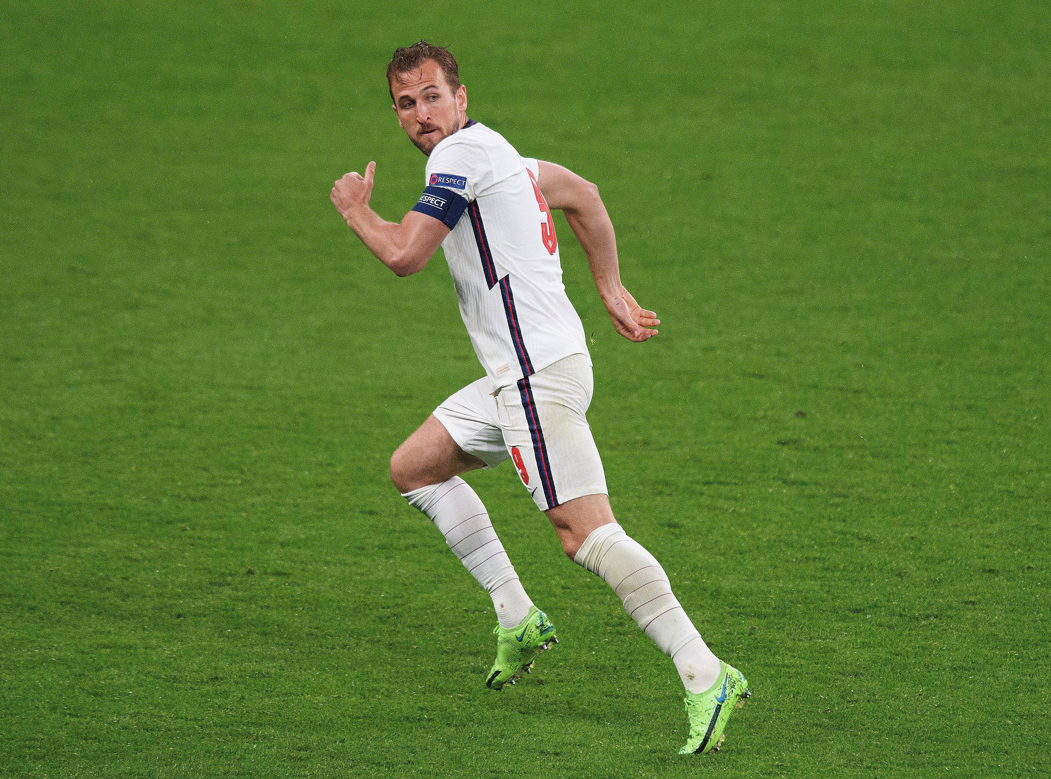  Harry Kane, en un partido con Inglaterra durante la Eurocopa.