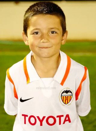  Hugo Guillamón de pequeño