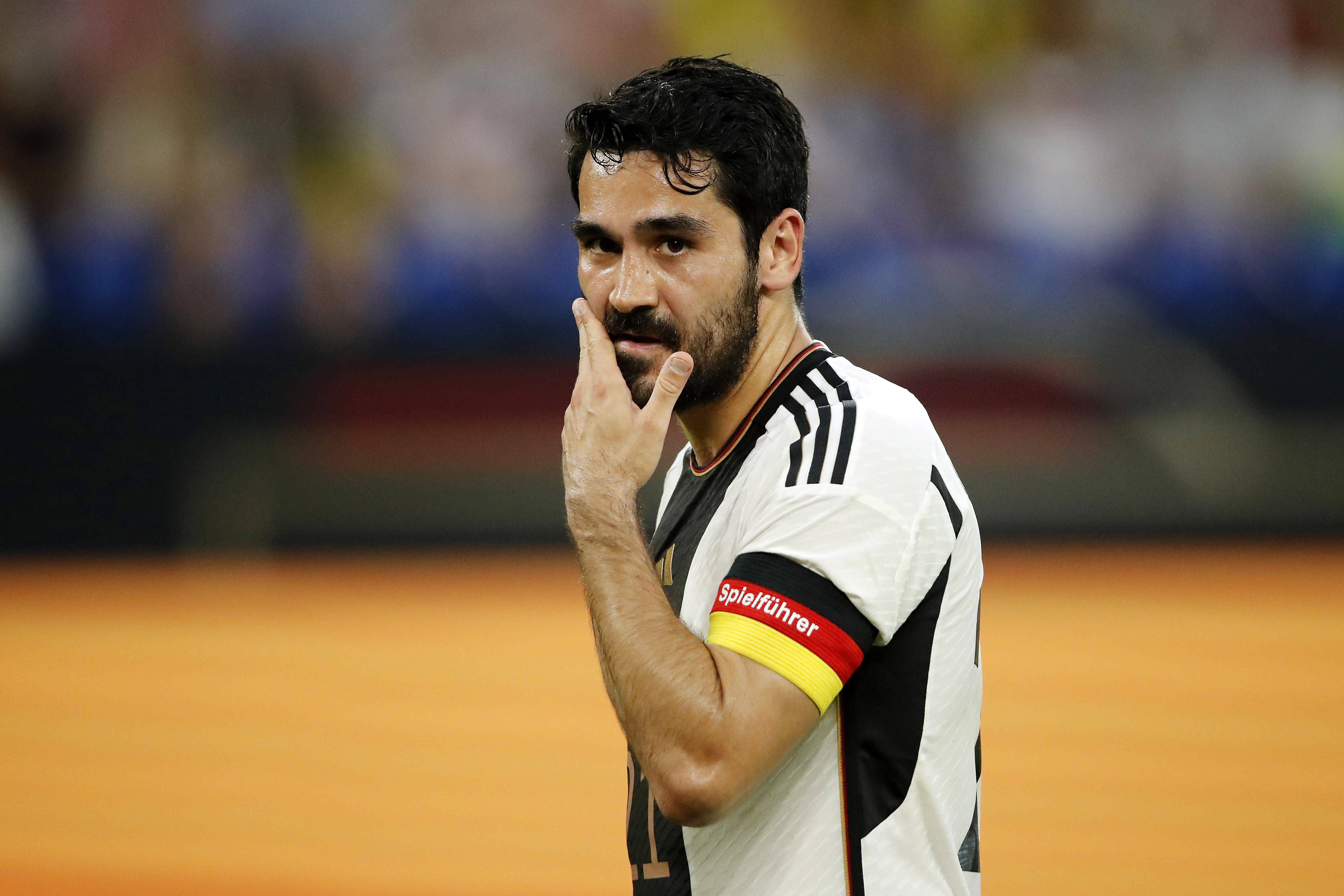 Ilkay Gündogan, en un partido de Alemania (Foto: Cordon Press).