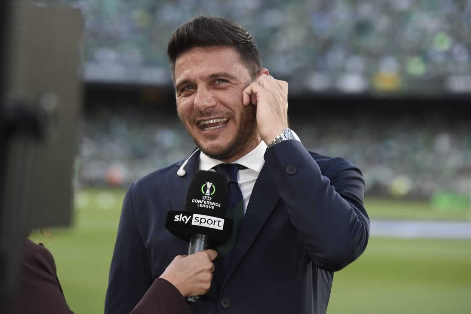 Joaquín Sánchez, en la previa del Betis-Fiorentina.