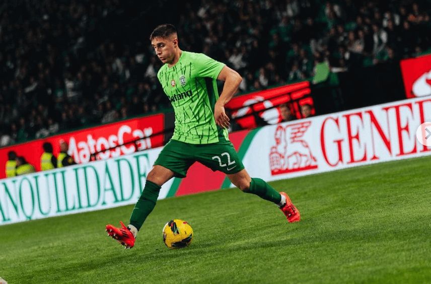 Iván Fresneda, jugador del Sporting de Portugal