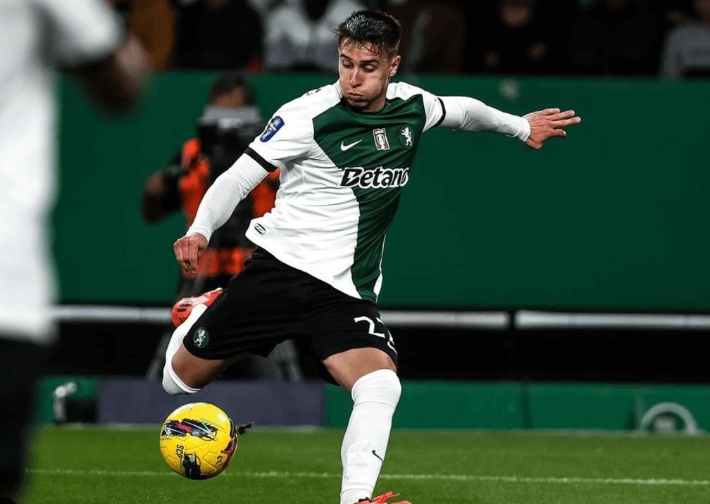  Iván Fresneda, jugador del Sporting de Portugal