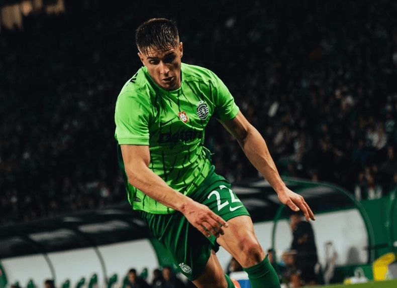  Iván Fresneda, jugador del Sporting de Portugal