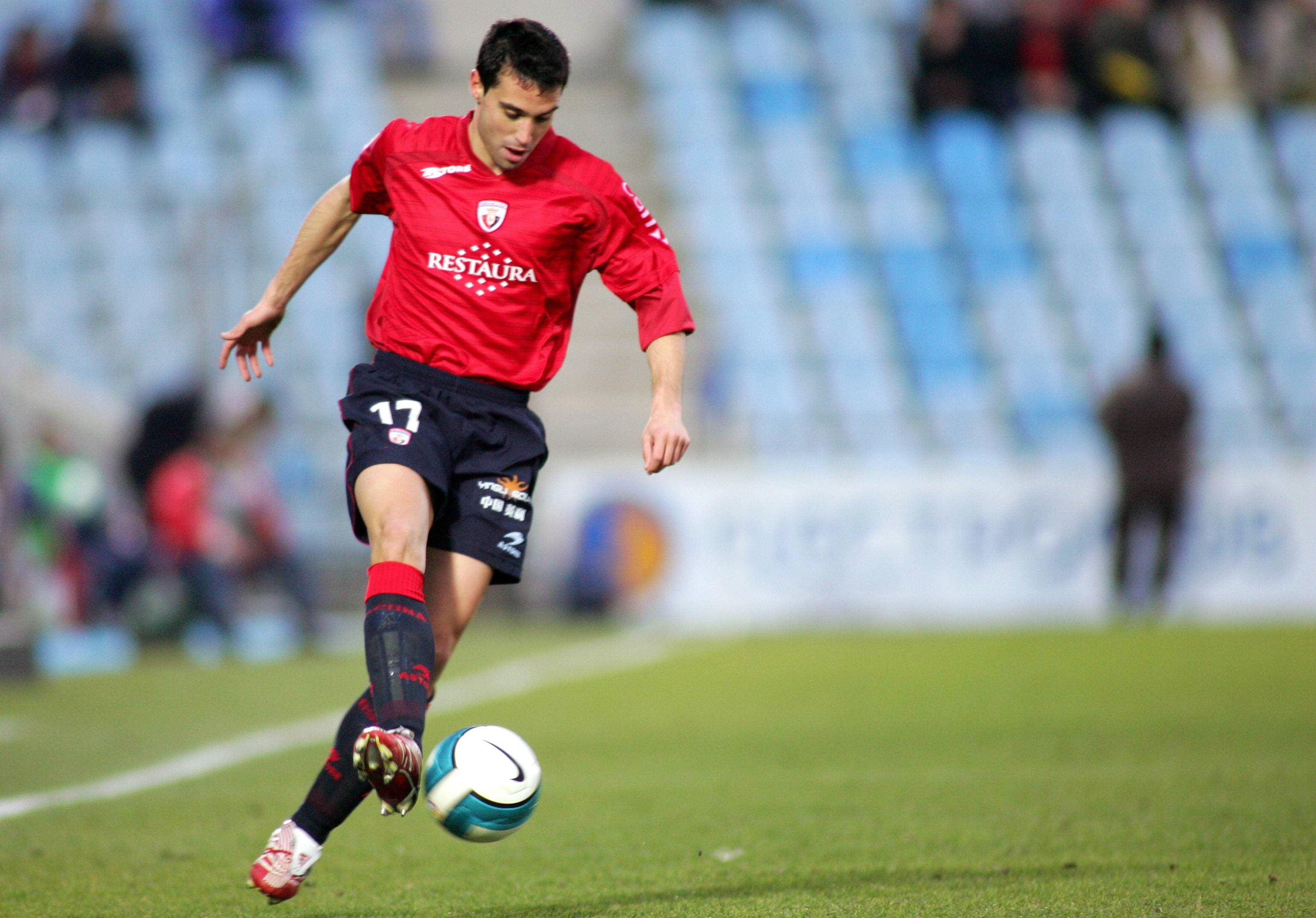 Javier Flaño, con el Osasuna en la temporada 06/07
