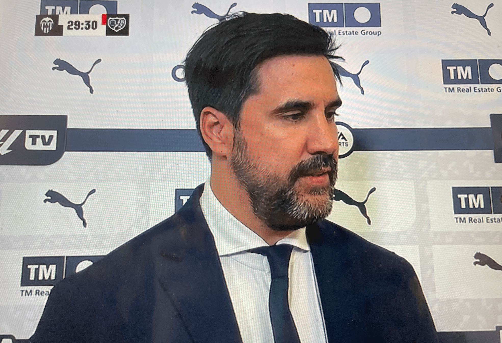 Javier Solís habla para Movistar.