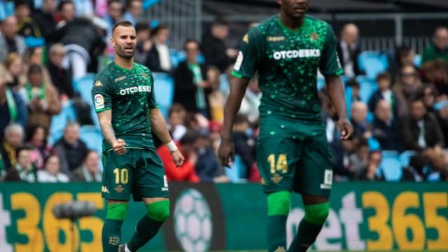 Jesé celebra el gol ante el Celta.