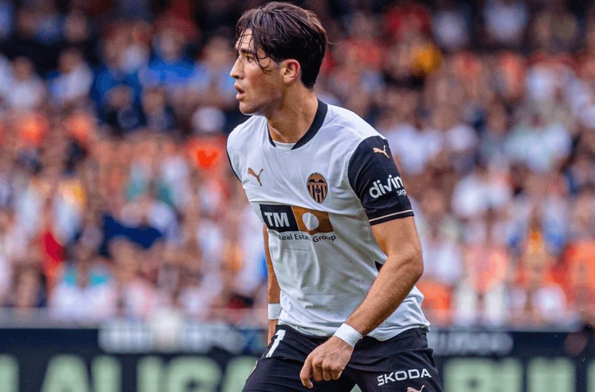  Jesús Vázquez, en el Valencia CF - Girona FC.
