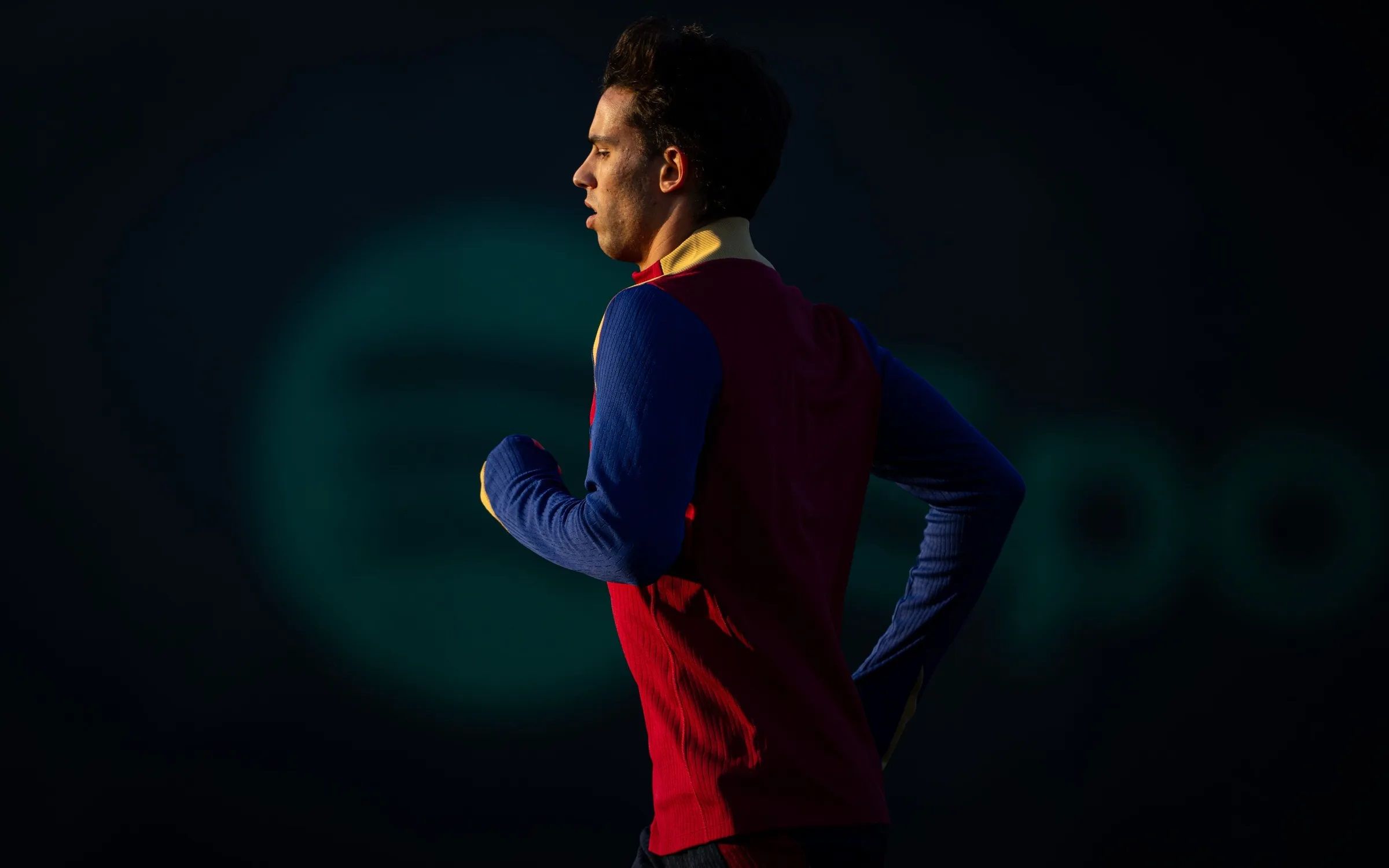  Joao Félix, en una sesión del Barcelona.