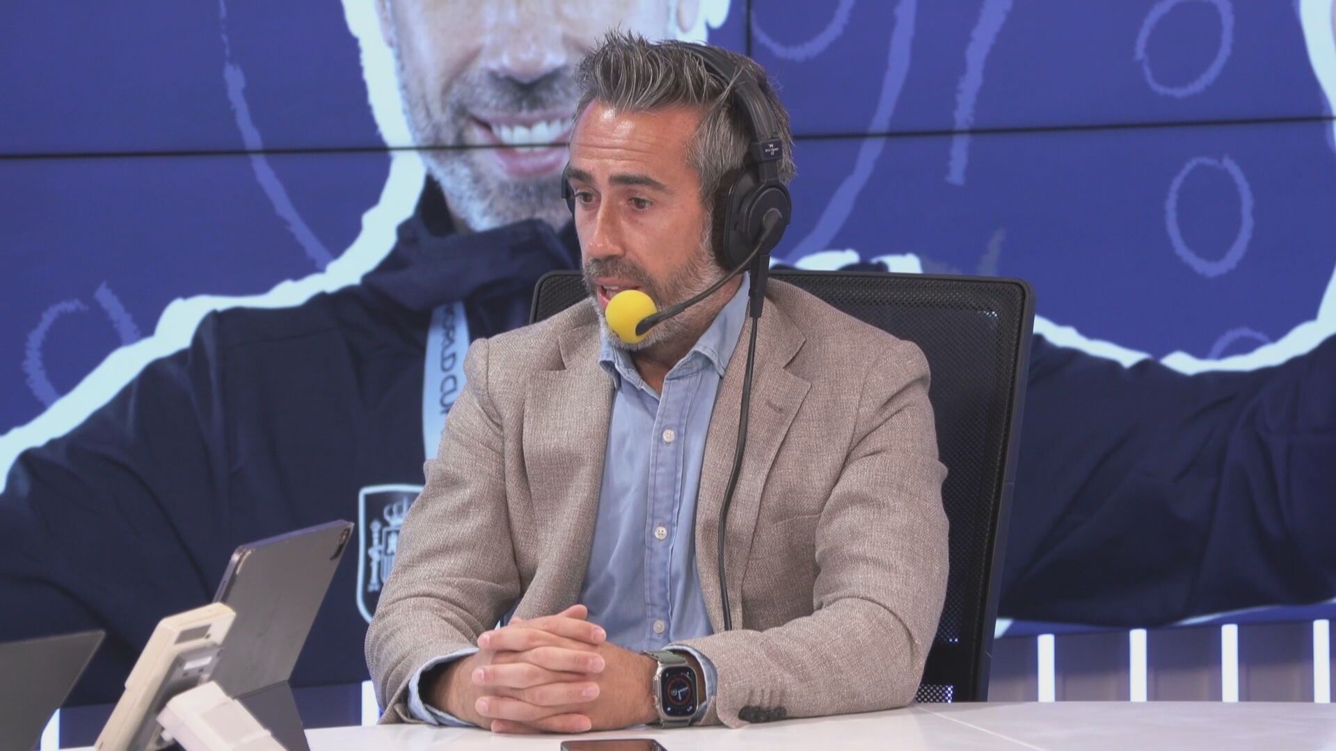 Jorge Vilda, en El Larguero.