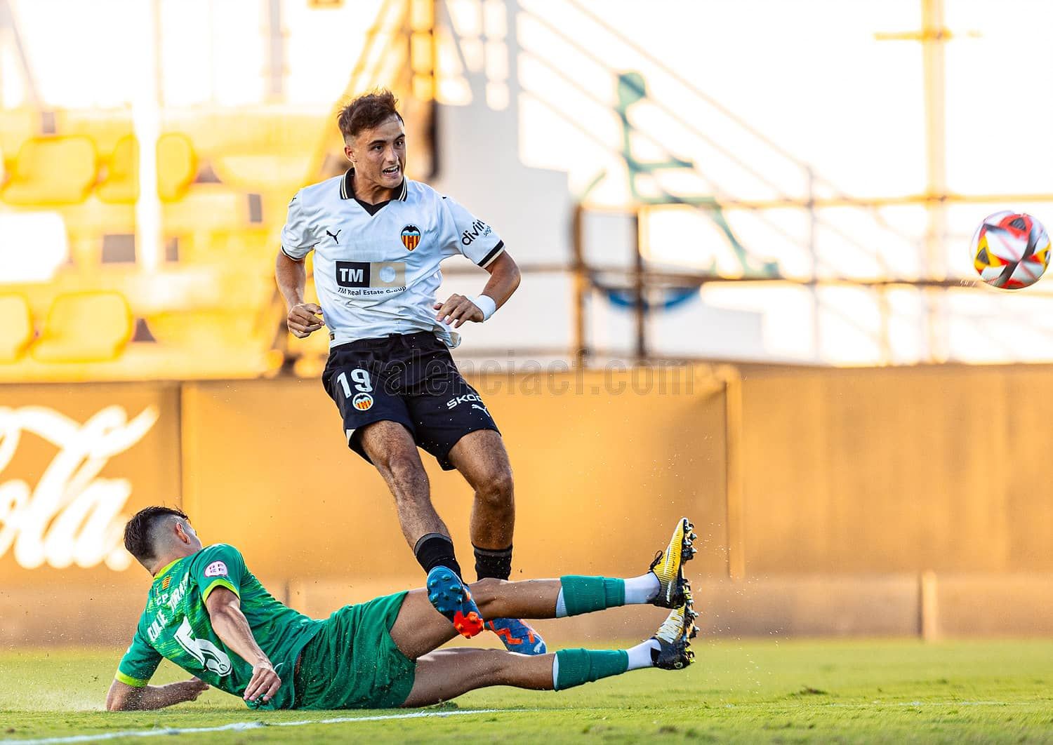  Joselu, delantero del VCF Mestalla.