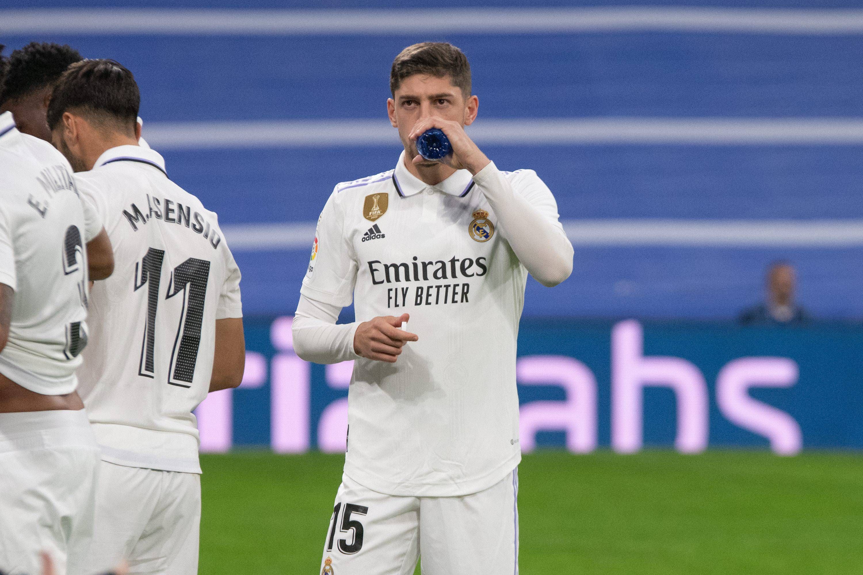  Fede Valverde, en un partido del Real Madrid.