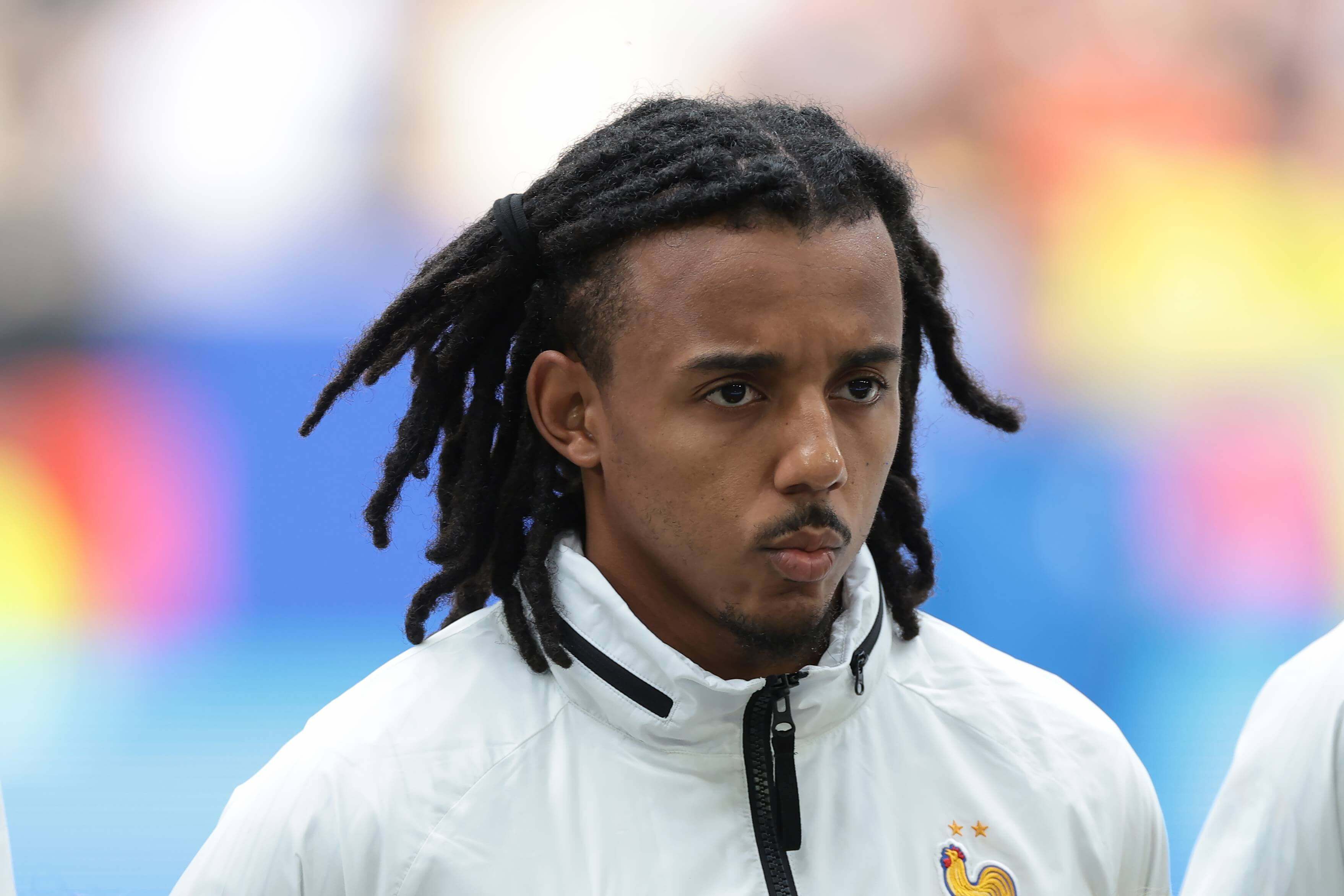 Jules Koundé, en un partido de Francia en la Eurocopa.