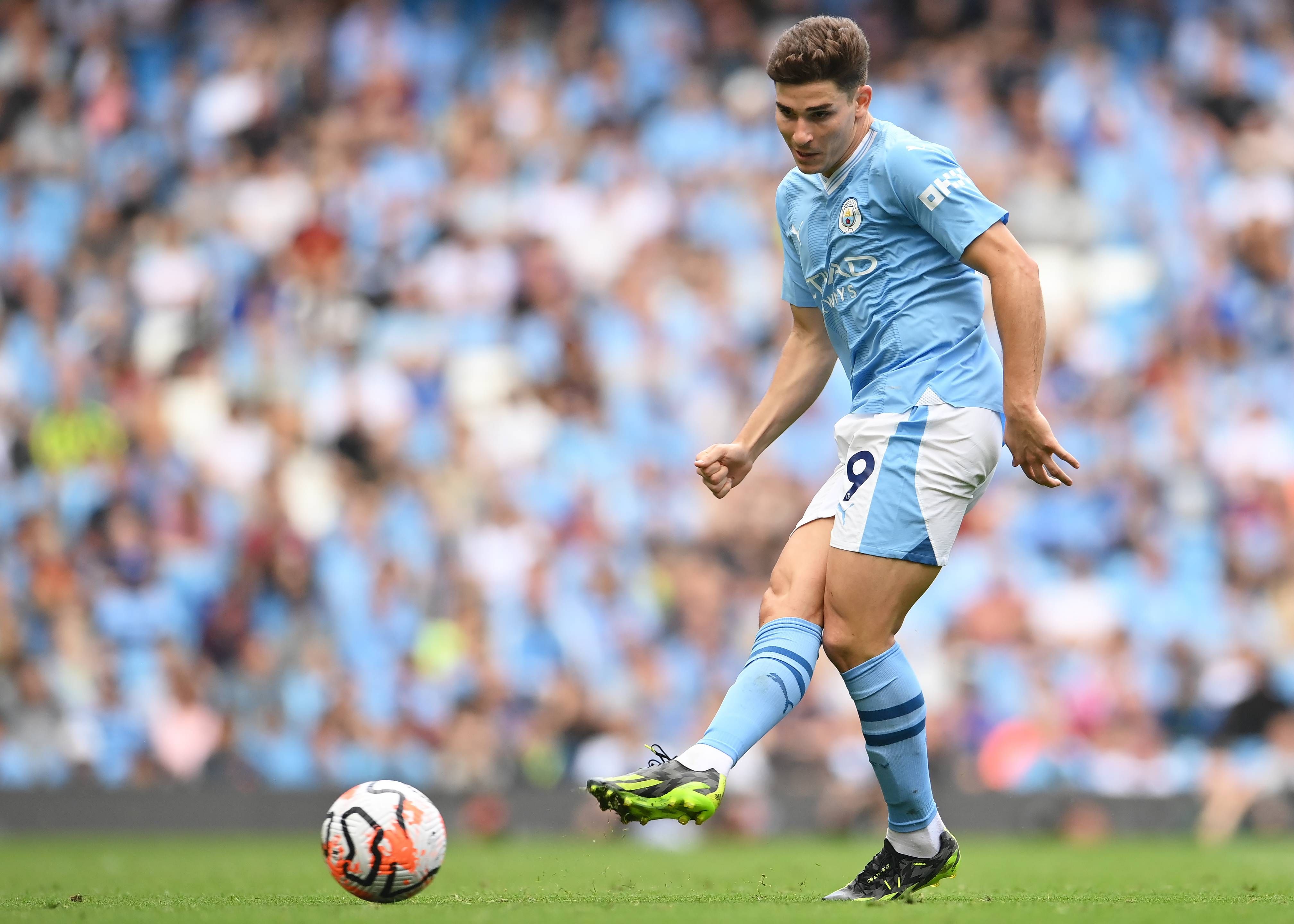  Julián Álvarez, jugador del Manchester City. Fuente: Cordon Press.