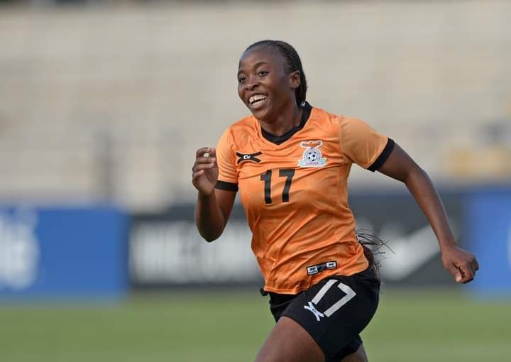  La camiseta de Zambia para el Mundial Femenino 2023.