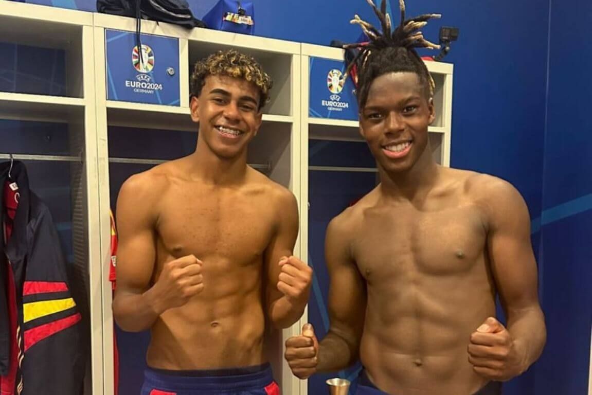 Lamine Yamal y Nico Williams, amigos íntimos en la Eurocopa de Alemania.