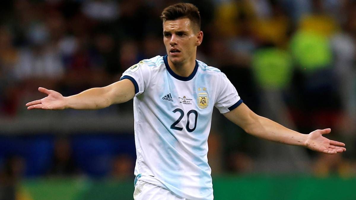  Giovani Lo Celso con la selección de Argentina.