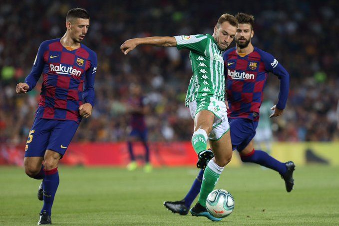  Loren, en el Barcelona-Betis.