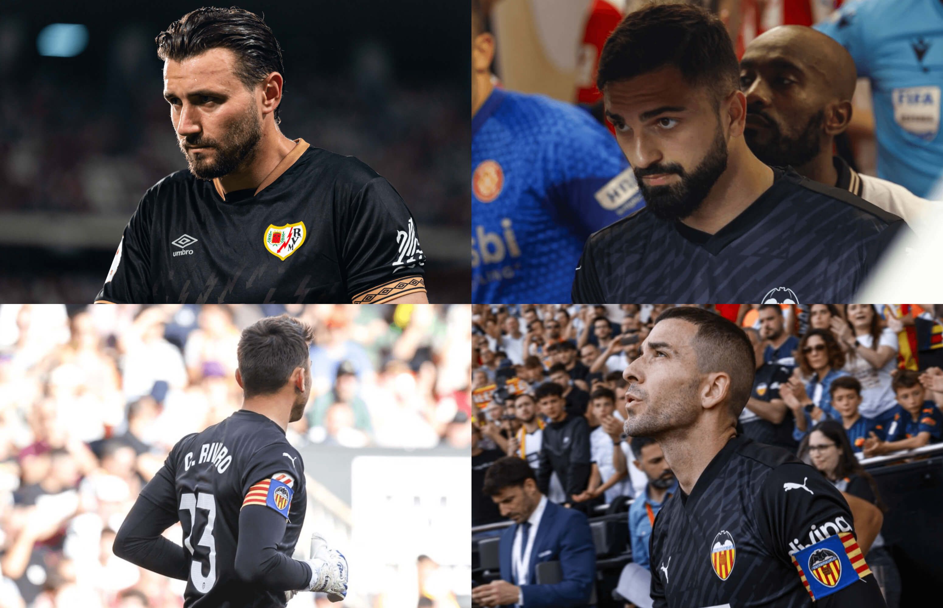  Los cuatro porteros en nómina del Valencia CF.