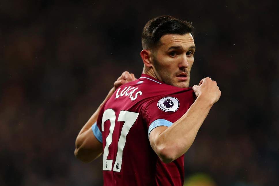  Lucas Pérez, delantero del West Ham.