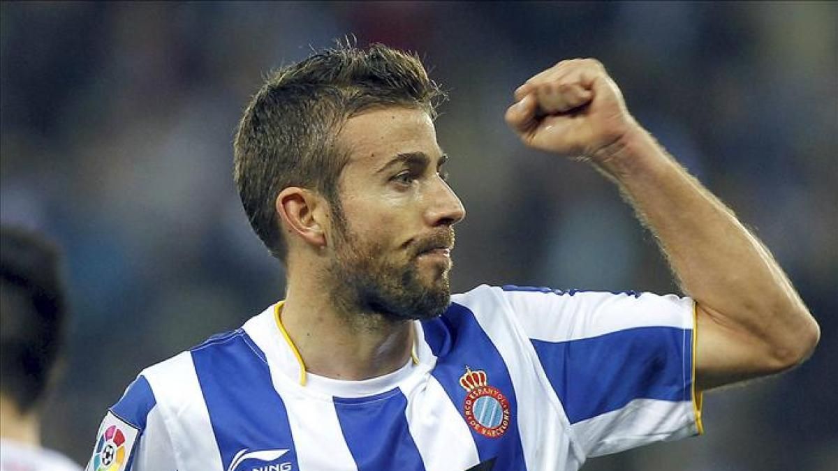  Luis García en su etapa de jugador del Espanyol. Fuente;: EFE