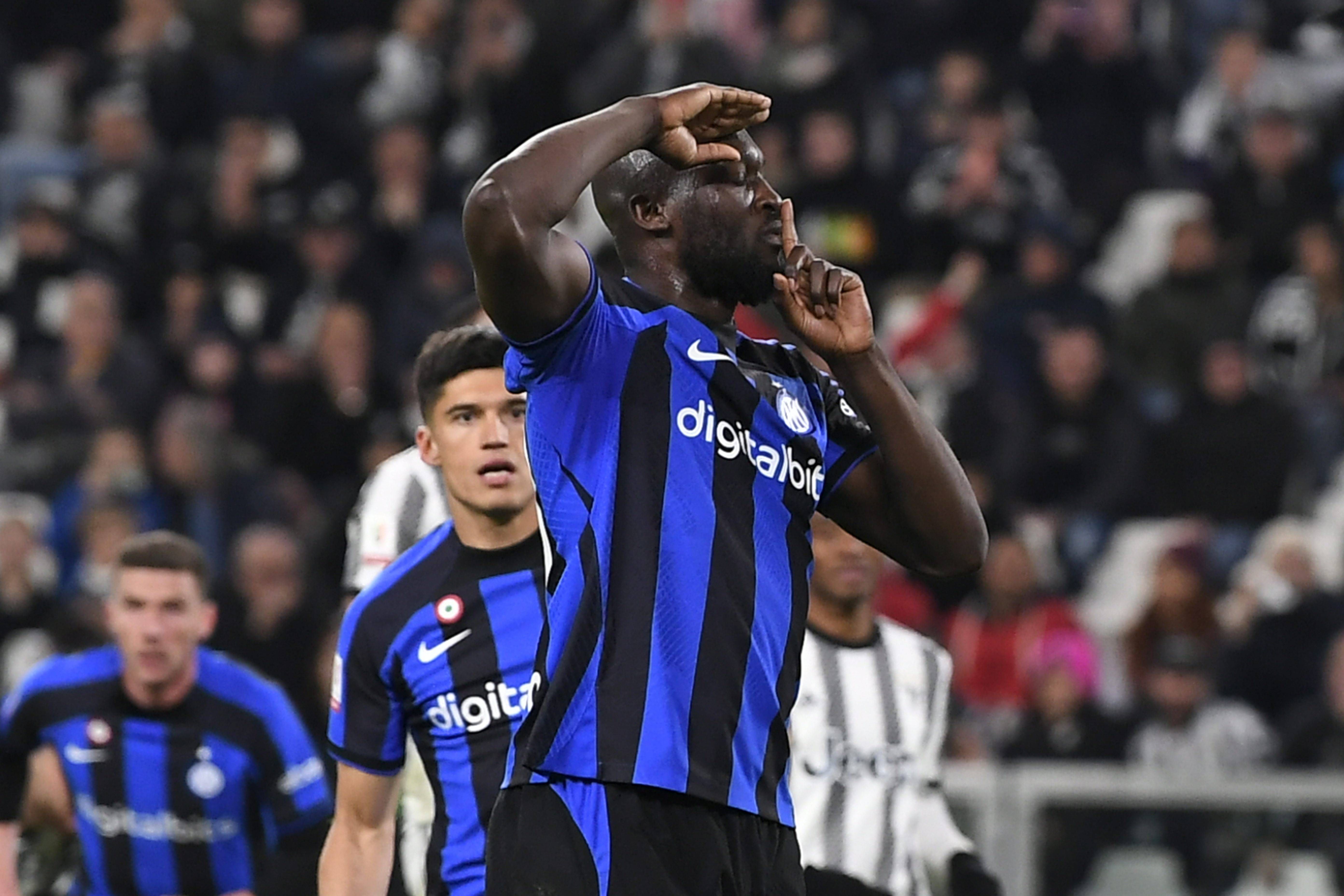 Romeu Lukaku celebrando el empate ante la Juventus (Foto: Cordon Press).