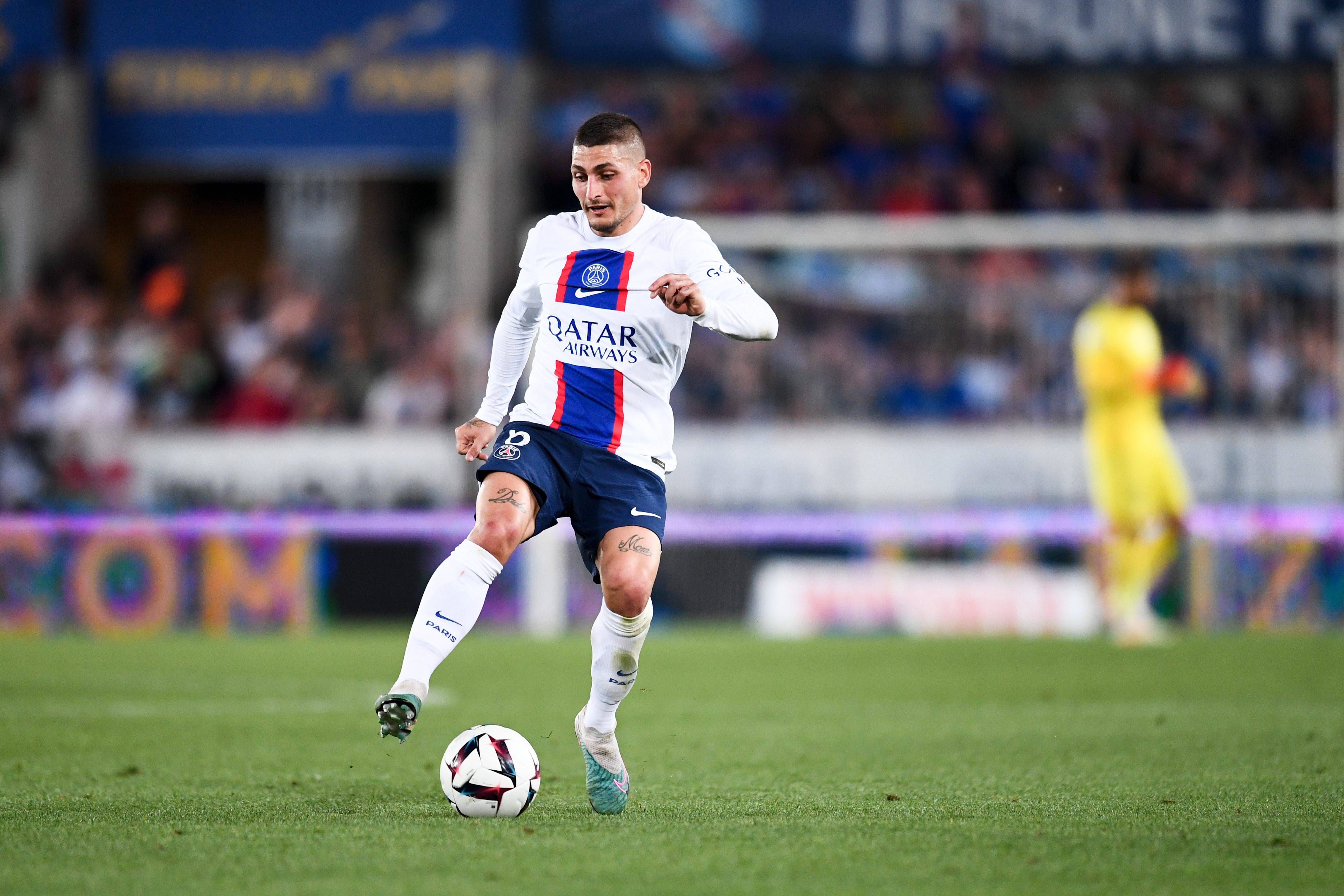 Marco Verratti, en un partido con el PSG (Foto: Cordon Press).