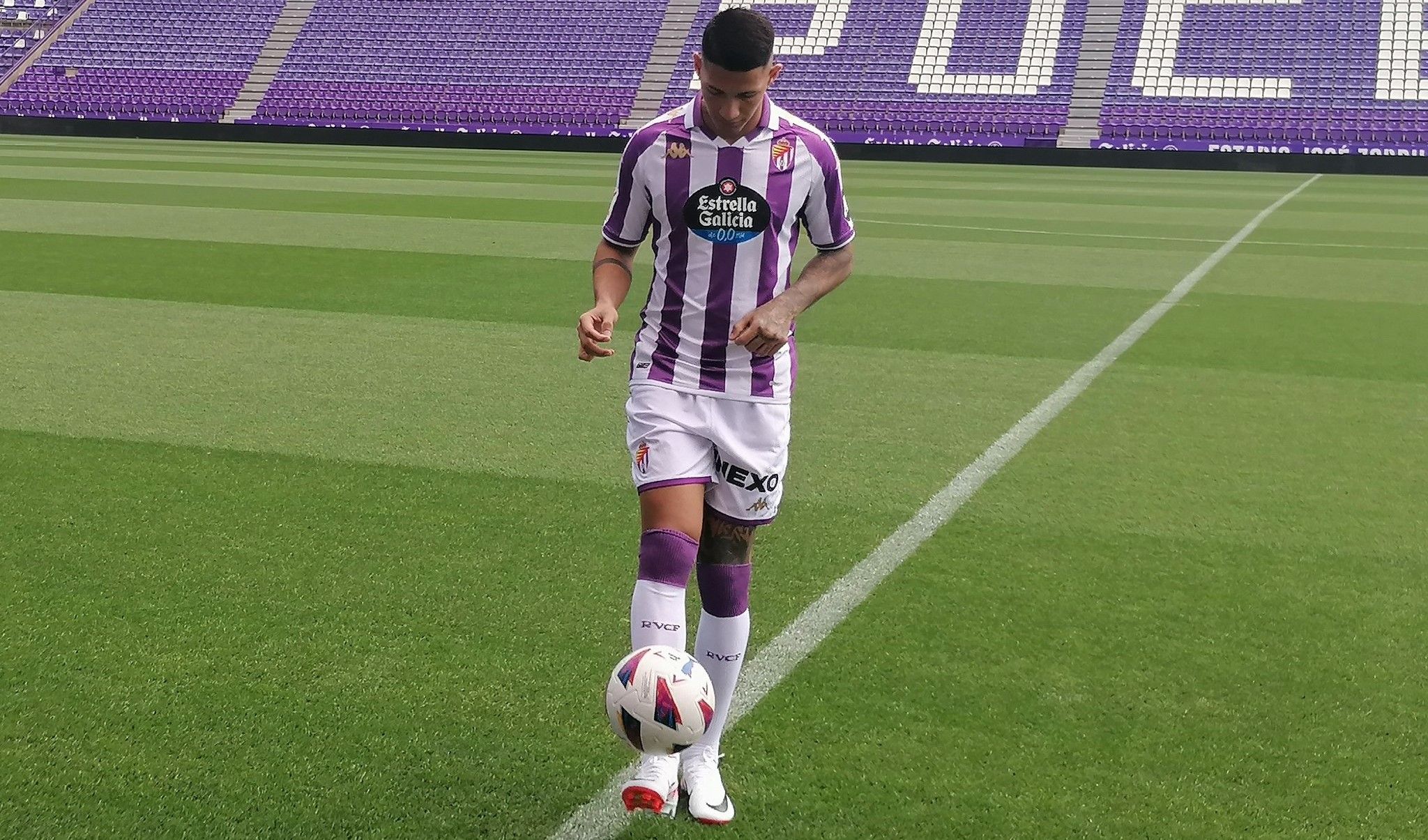 Marcos André, en su presentación.
