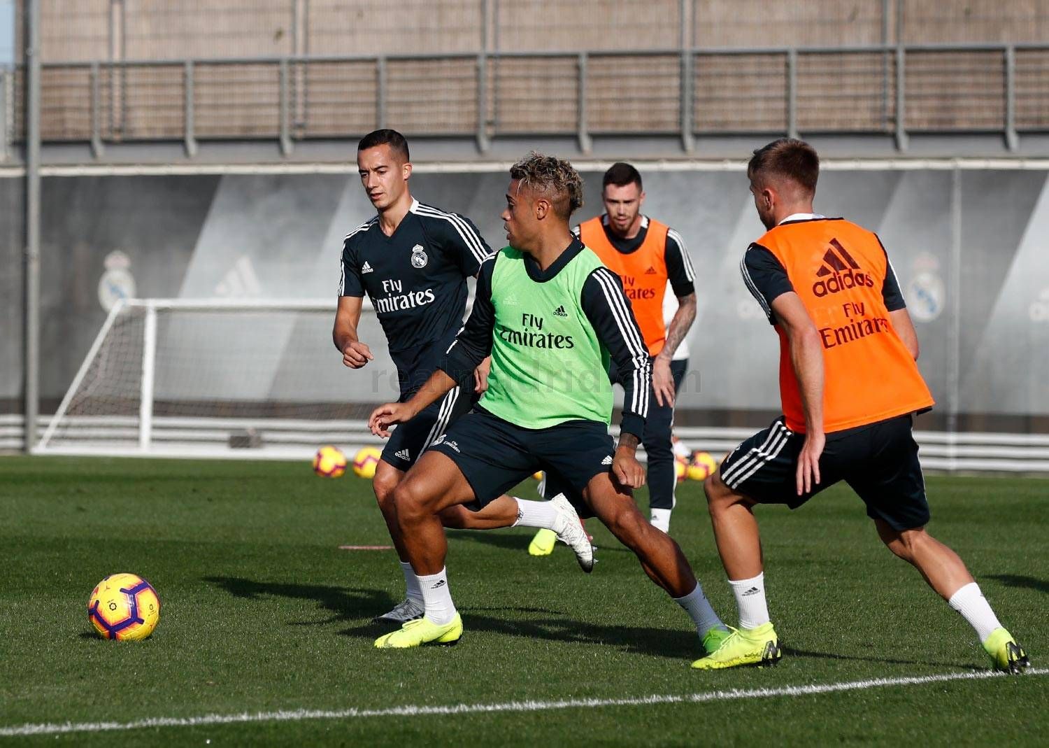  Mariano, durante un entrenamiento con el Real Madrid.