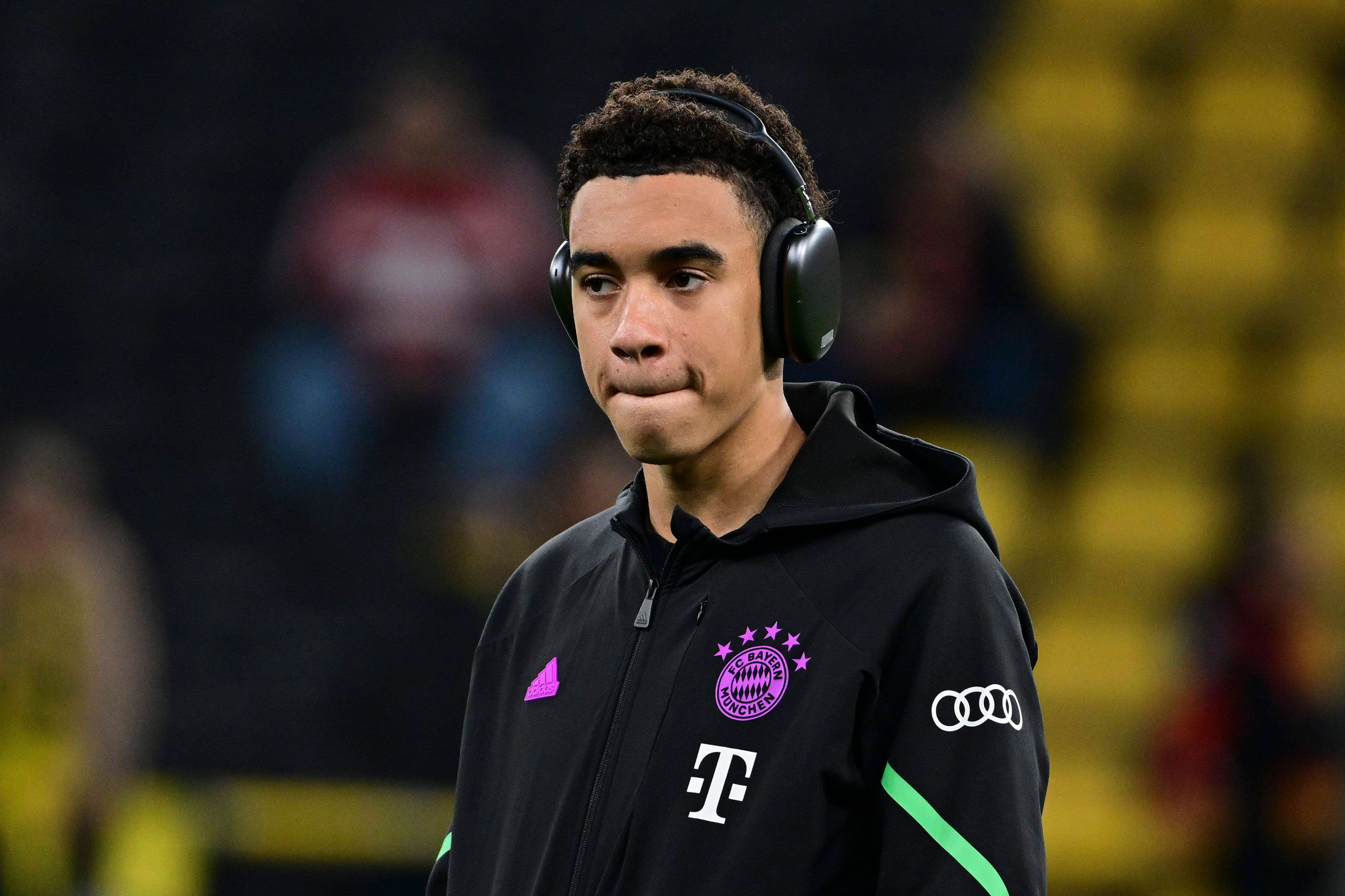  Musiala, en la órbita del Real Madrid, en la previa de un partido del Bayern (FOTO: Cordón Press).