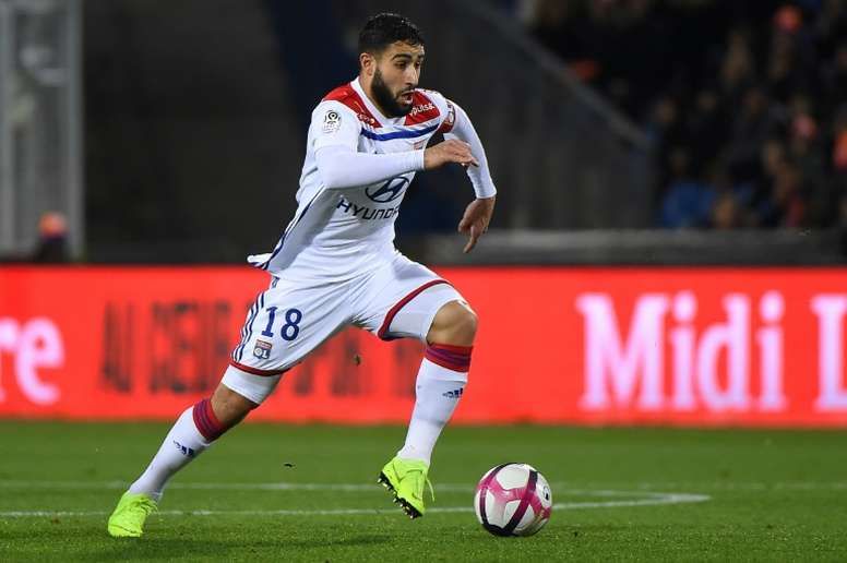  Nabil Fekir, jugador del Olympique de Lyon.