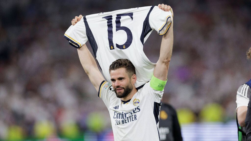  Nacho Fernández con la camiseta tras las semifinales de Champions League (Fuente: Cordon Press)