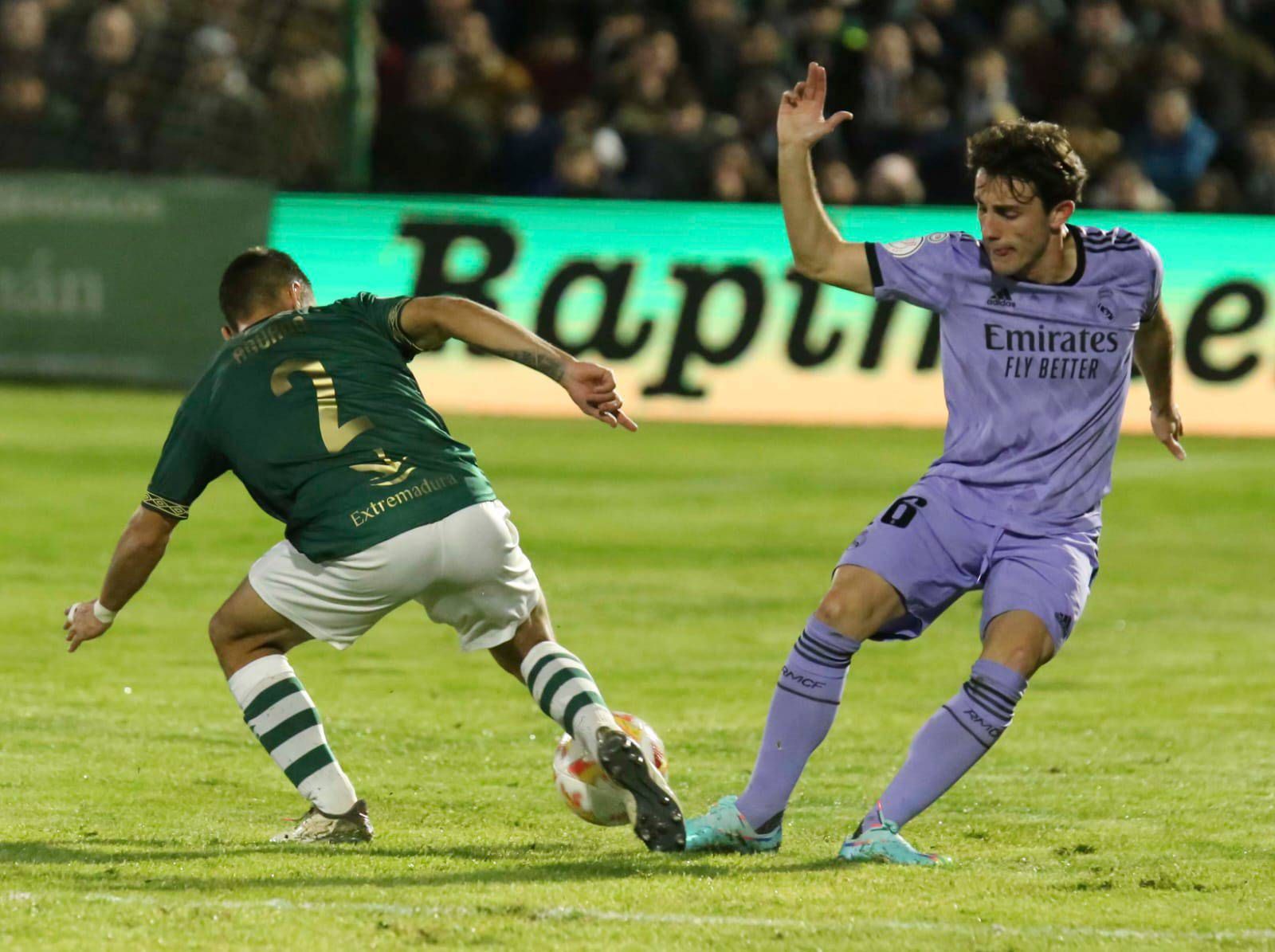 Álvaro Odriozola, en el Cacereño-Real Madrid (Foto: Cordon Press). 