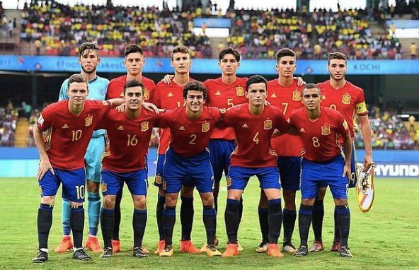  Once de la Selección en la Copa del Mundo sub17 con jugadores como Abel Ruíz, Ferran, Chust o Guillamón