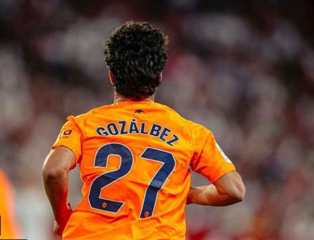 Pablo Gozálbez con el primer equipo del Valencia CF