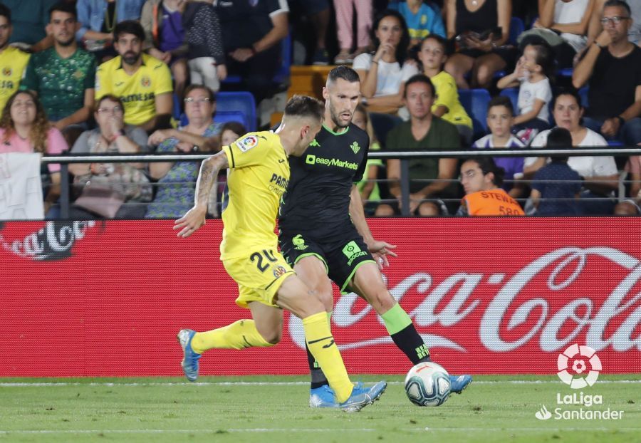  Alfonso Pedraza, en el Villarreal-Betis.