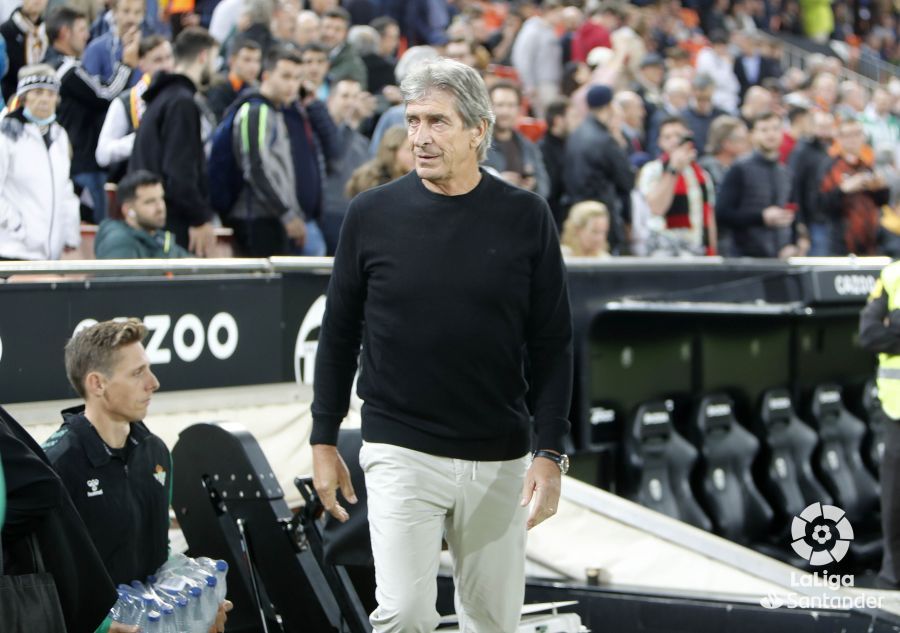  Pellegrini, en el Valencia - Betis
