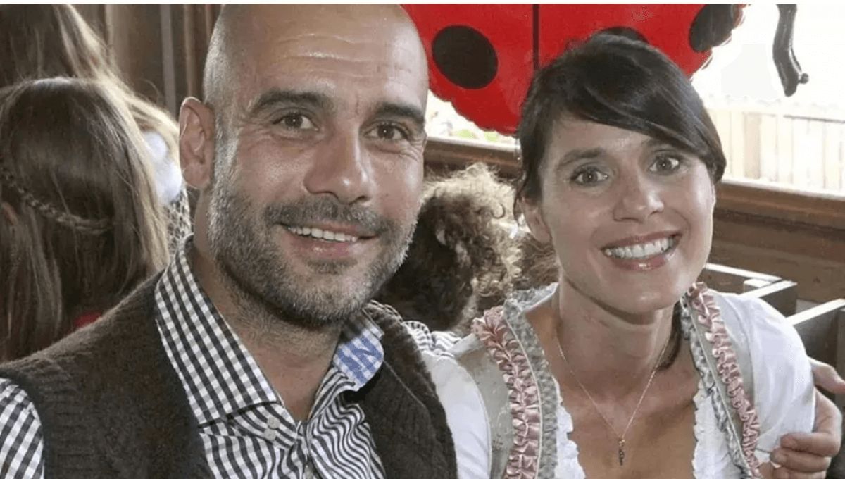 Pep Guardiola y Cristina Serra.