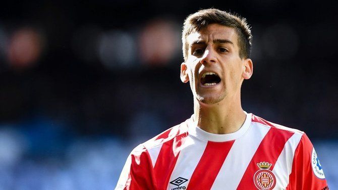  Pere Pons, en un partido de la pasada temporada con el Girona FC.