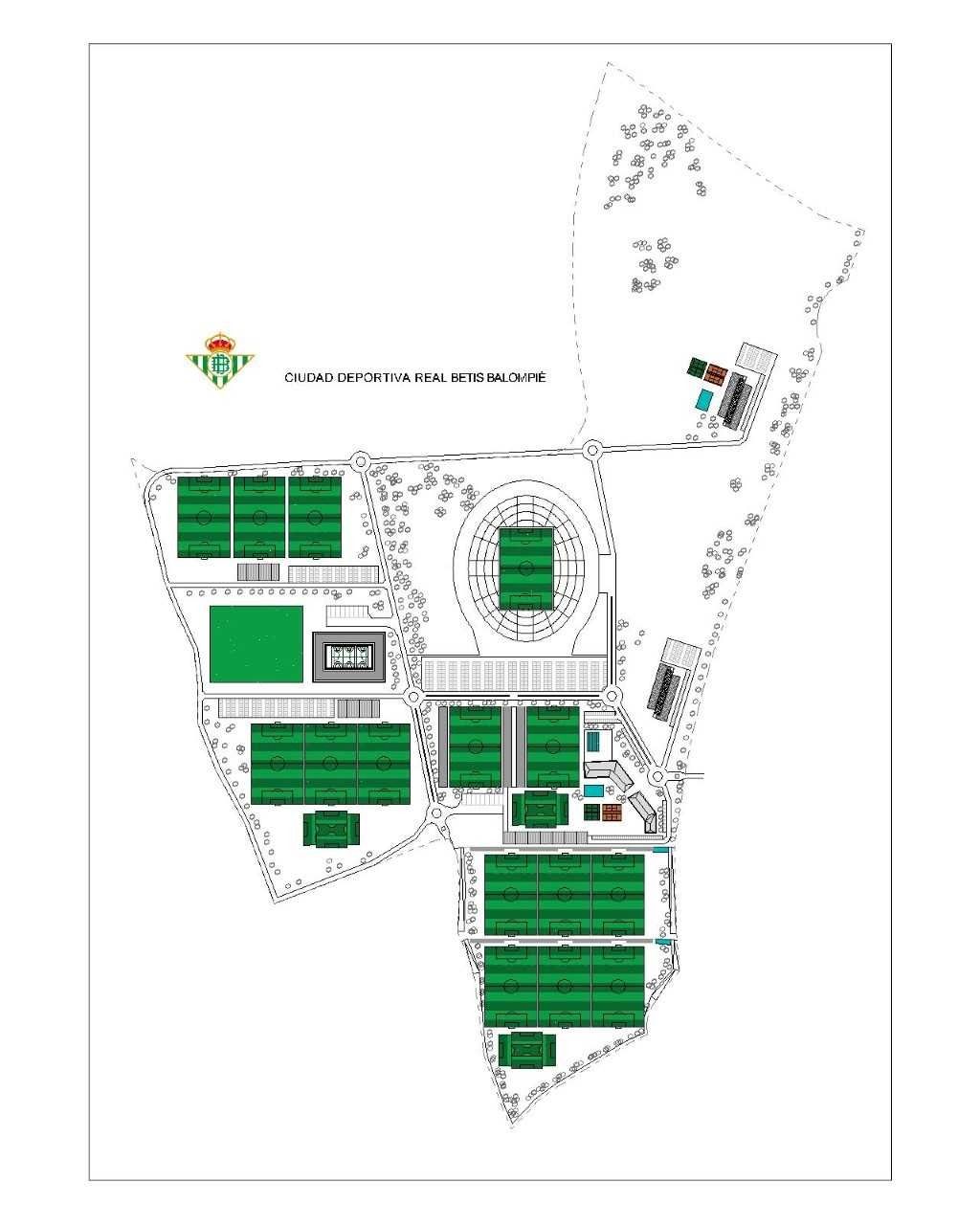  Planos de la nueva Ciudad Deportiva.