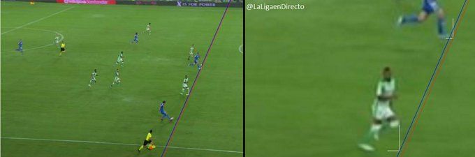 Posible fuera de juego en el gol del Getafe.