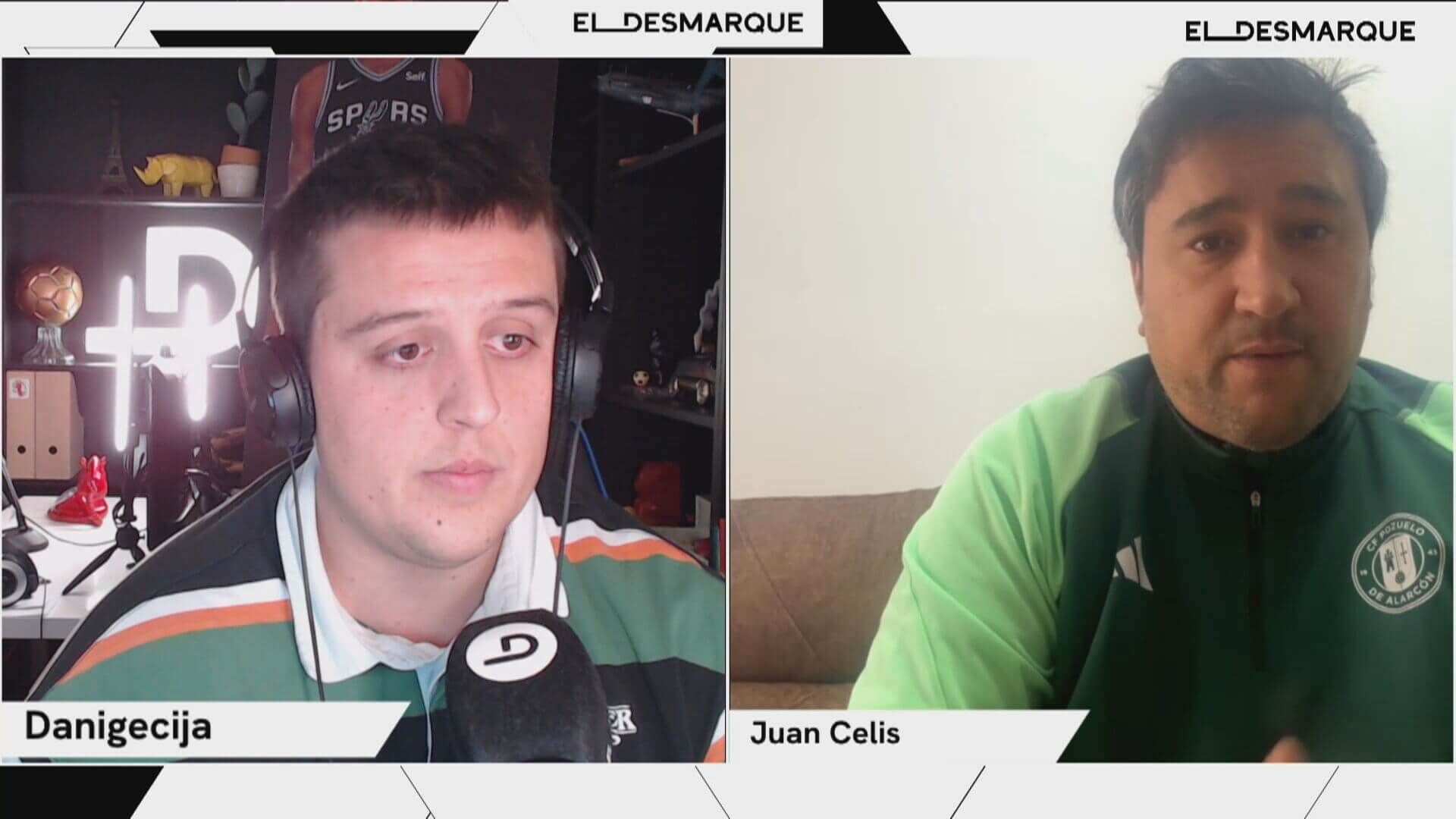 Juan Celis, director del Pozuelo, atiende a ElDesmarque