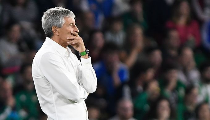  Setién en el Betis-Valladolid..