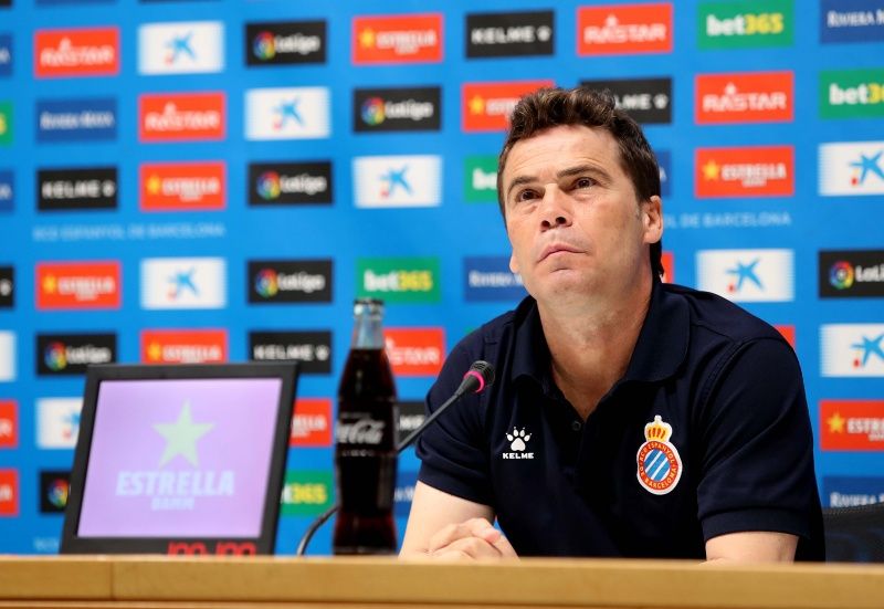 Rubi, en sala de prensa.