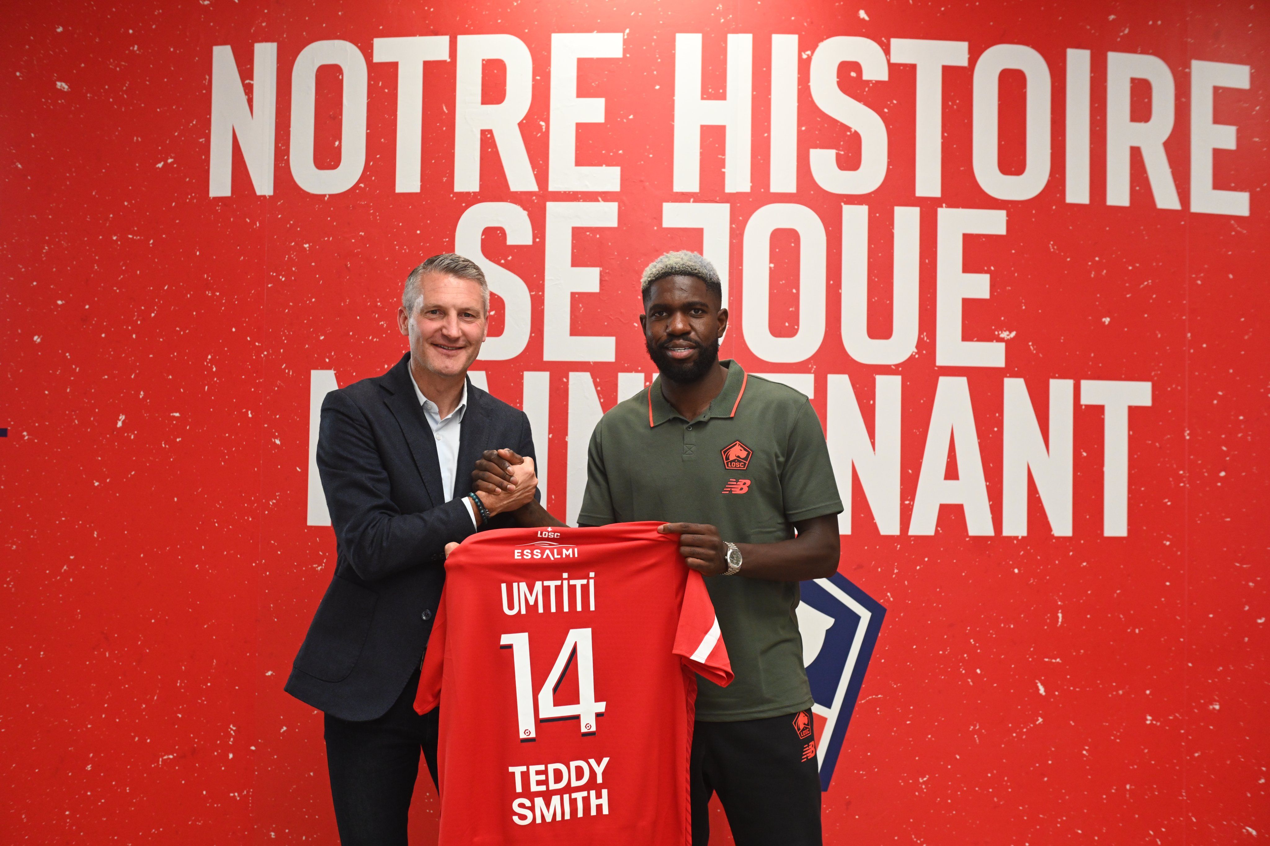 Samuel Umtiti, presentado con el Lille (Foto: Losc Lille).