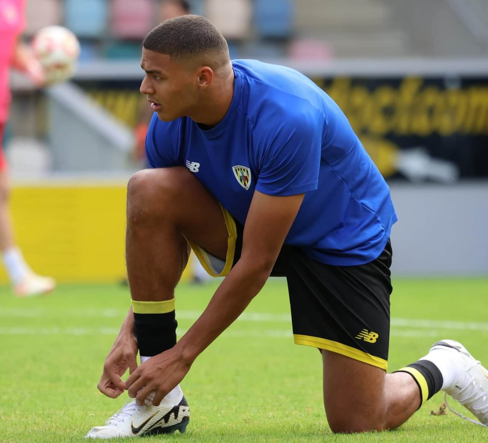  Maroan Sannadi durante un entrenamiento.