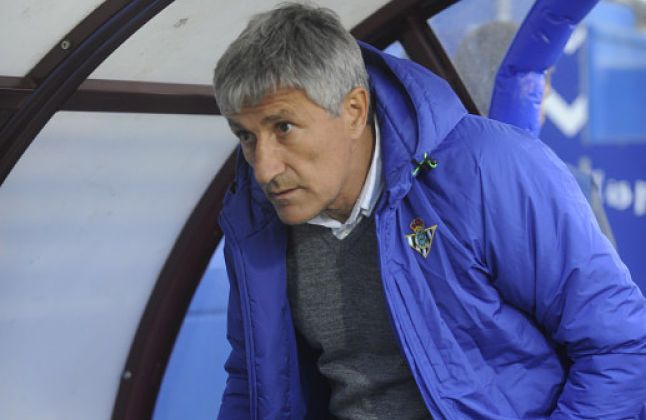  Quique Setién, exentrenador del Betis.