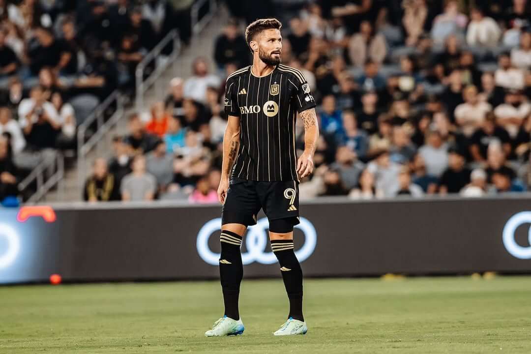 Olivier Giroud, en un partido con Los Ángeles FC.